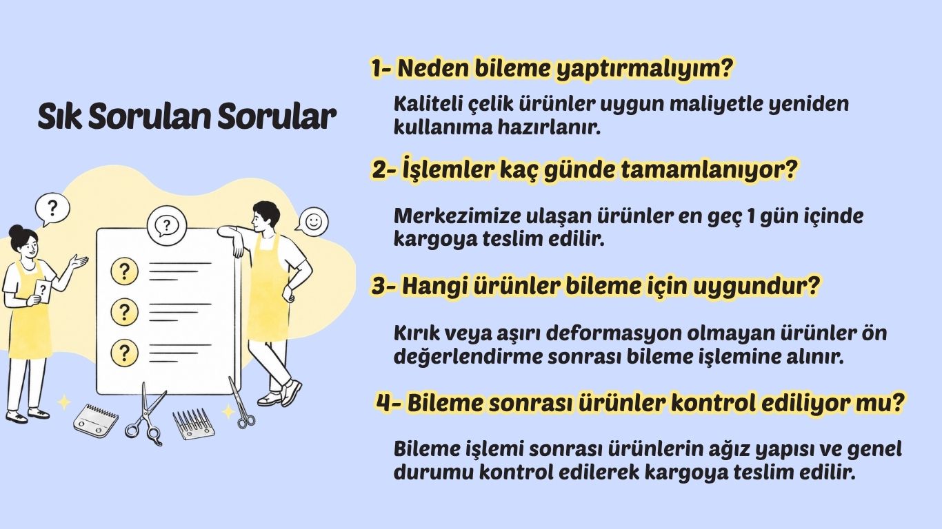 Pet Traş Bıçağı ve Makas Bileme